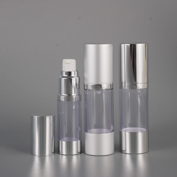 30ml Aluminum Silver Airless Bottle