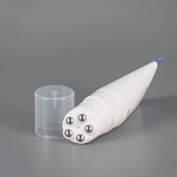 50g cosmetic tube with metal roller ball r t40r01