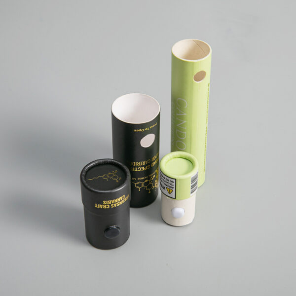 Biodegradable Custom Logo Childproof Packaging Tube Paper Box Child Resistant Tubes (4)