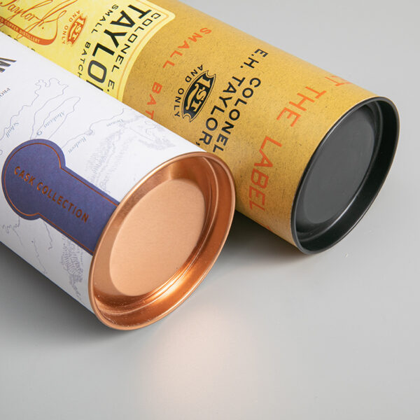 Customized 750ml Wine Gift Kraft Paper Tubes (1)