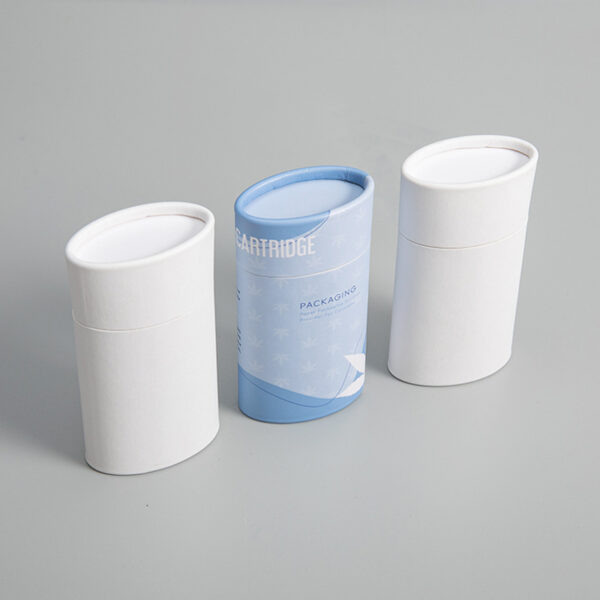 Recyclable Oval Deodorant Stick Twist Up Kraft Paper Tube (3)