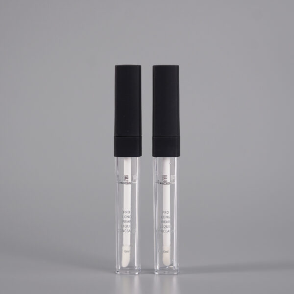 6ml Matte Black Square Lipgloss Tube (3)