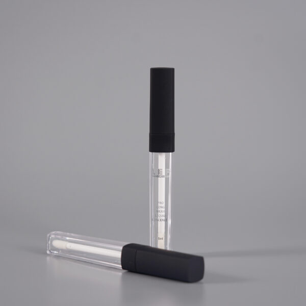 6ml Matte Black Square Lipgloss Tube (4)