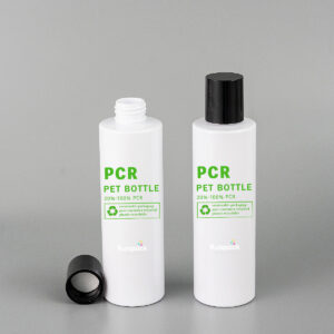 30% PCR White Cosmetic Bottle Packaging (1)